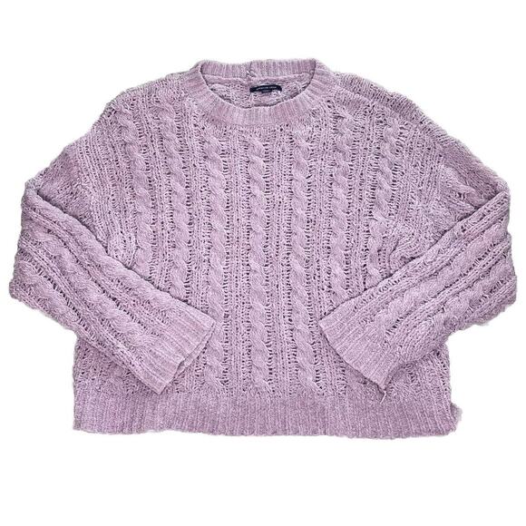 American Eagle Outfitters Women's Impossibly Soft Cable Knit Sweater - Large - Picture 1 of 3